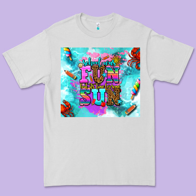 Summer Break And School Premium Tee Designed By Adodesignshop