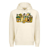 Tofu Honey bee coffee cups Premium Hoodie - HowdyJamesFarm