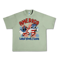 Oil Green america land that i love Urban Heavy Tee - MaliasSmallBusiness