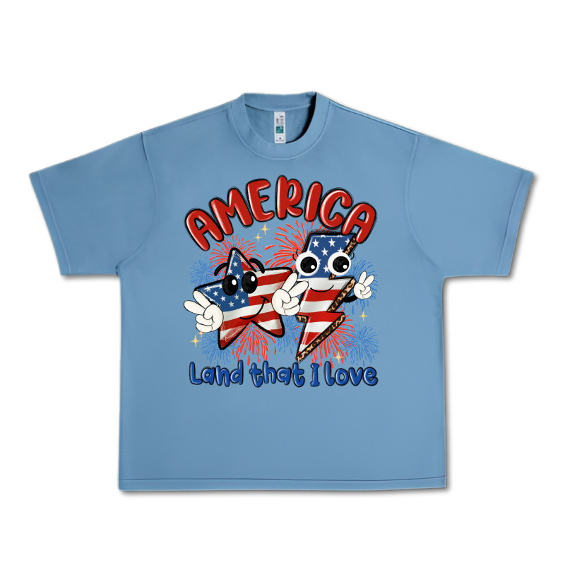 America Land That I Love Urban Heavy Tee by MaliasSmallBusiness | Teevron