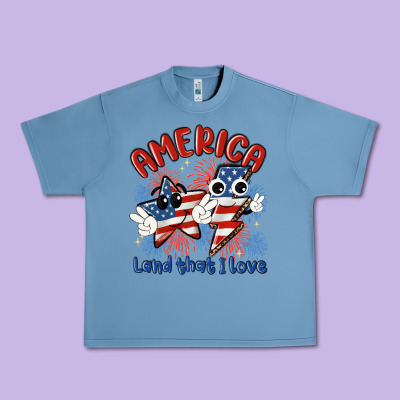 America Land That I Love Urban Heavy Tee Designed By Maliassmallbusiness