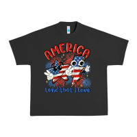 Pigment Black america land that i love Urban Heavy Tee - MaliasSmallBusiness