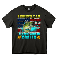Asphalt fishing dad like a regular dad but cooler Heavy Core Tee - HRA Design Shop