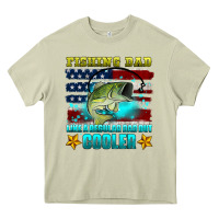 Mossy fishing dad like a regular dad but cooler Heavy Core Tee - HRA Design Shop