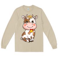 Mushroom cartoon cow Long Sleeve Tee - NancyCooperArtShop
