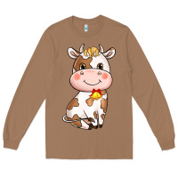 Toasted Coconut cartoon cow Long Sleeve Tee - NancyCooperArtShop