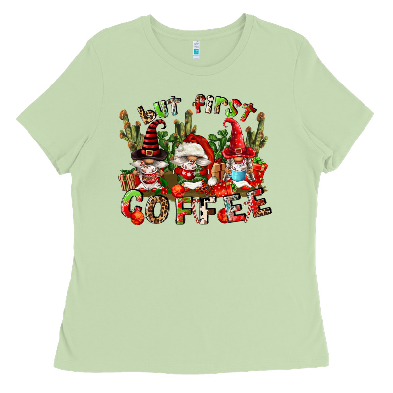 But First Coffee Ladies Tee by FaDigitalArtStudio | Teevron