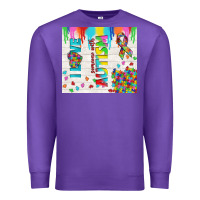 Purple i love someone with autism Premium Sweatshirt - TumblerDesignByShophia