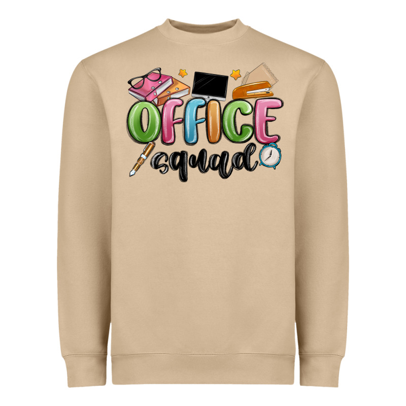 Office Squad Heavyweight Sweatshirt by MaliasSmallBusiness | Teevron