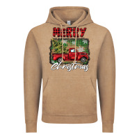 Vintage Coffee merry christmas truck Vintage Hoodie - BarkalooDesign