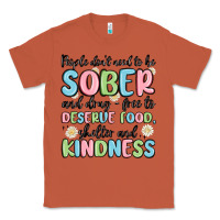 Copper people dont need to be sober and drugfree to deserve food Classic Tee - MaliasSmallBusiness