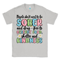 Moon Dust people dont need to be sober and drugfree to deserve food Classic Tee - MaliasSmallBusiness