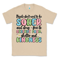 Mushroom people dont need to be sober and drugfree to deserve food Classic Tee - MaliasSmallBusiness