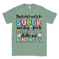 Sage people dont need to be sober and drugfree to deserve food Classic Tee - MaliasSmallBusiness