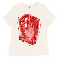 Bone Catchers Mitt Fa Element Ladies Tee - FaDigitalArtStudio