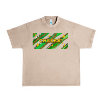 French Oak leopar and cowhide with cheers Urban Heavy Tee - AdoDesignShop