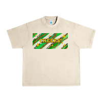 Sandshell leopar and cowhide with cheers Urban Heavy Tee - AdoDesignShop