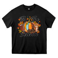 Black tis is season Heavy Core Tee - RacoonDesign