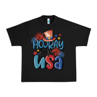Black hooray for the usa Urban Heavy Tee - MaliasSmallBusiness