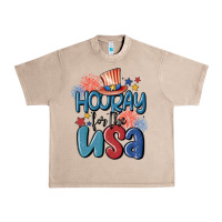 French Oak hooray for the usa Urban Heavy Tee - MaliasSmallBusiness
