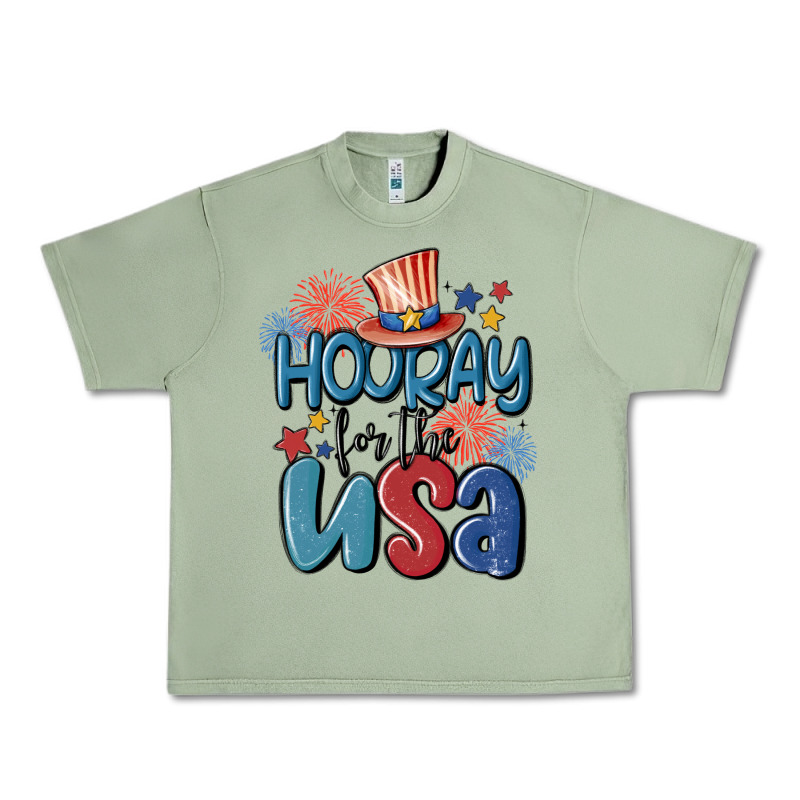 Hooray For The Usa Urban Heavy Tee by MaliasSmallBusiness | Teevron