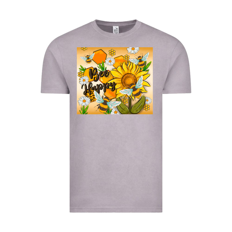 Bee Happy Vintage Tee by MaliasSmallBusiness | Teevron