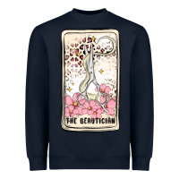 Navy hair stylist Heavyweight Sweatshirt - MaliasSmallBusiness