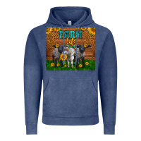 Vintage Denim Western Baby Sheeps Farm Life Garden Vintage Hoodie - LillyAllenDesigns