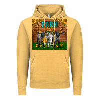 Vintage Mustard Western Baby Sheeps Farm Life Garden Vintage Hoodie - LillyAllenDesigns