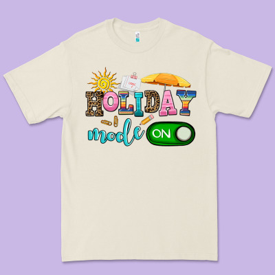 Holiday Mode On Premium Tee Designed By Adodesignshop