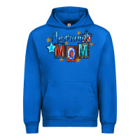 Cobalt American mom 4th of july Urban Hoodie - FaDigitalArtStudio