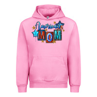 Fuchsia Pink American mom 4th of july Urban Hoodie - FaDigitalArtStudio