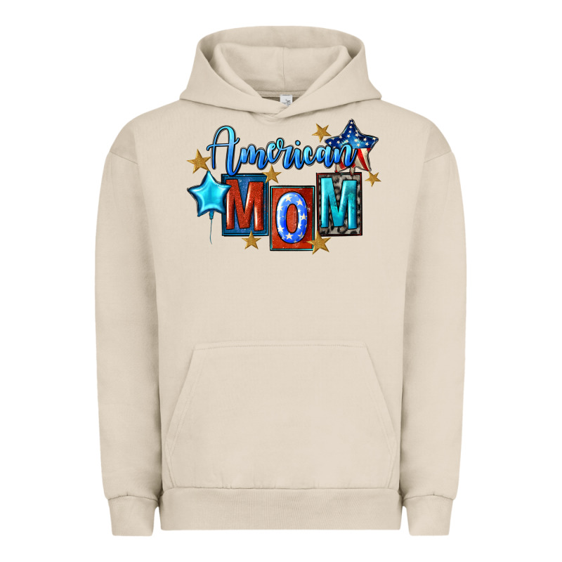 American Mom 4th Of July Urban Hoodie by FaDigitalArtStudio | Teevron