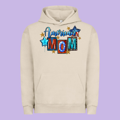 American Mom 4th Of July Urban Hoodie Designed By Fadigitalartstudio