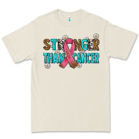 Bone stronger than cancer with cancer ribbon Premium Tee - AdoDesignShop