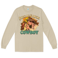 Mushroom bring me flowers cowboy Long Sleeve Tee - NancyCooperArtShop