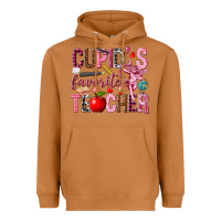 Meerkat Cupid's Favorite Teacher Valentine's Day Heavyweight Hoodie - HowdyJamesFarm