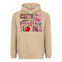 Mushroom Cupid's Favorite Teacher Valentine's Day Heavyweight Hoodie - HowdyJamesFarm