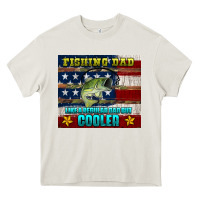 Cream fishing dad like a regular but cooler Heavy Core Tee - HRA Design Shop