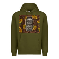 Army Green we let the liquor talk with sunflowers Premium Hoodie - TumblerDesignByShophia