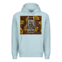Blue Mist we let the liquor talk with sunflowers Premium Hoodie - TumblerDesignByShophia