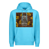 Ocean Blue we let the liquor talk with sunflowers Premium Hoodie - TumblerDesignByShophia