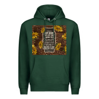 Sports Green we let the liquor talk with sunflowers Premium Hoodie - TumblerDesignByShophia