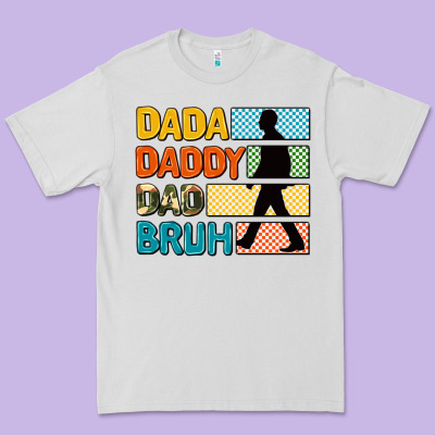 Dada Daddy Dad Bruh Premium Tee Designed By Adodesignshop
