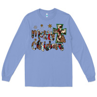 Colony Blue merry christmas Long Sleeve Tee - JahusDesignShop