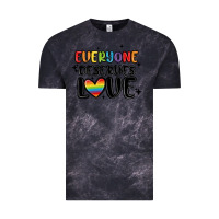Cloud Black everyone deserves love Vintage Tee - MaliasSmallBusiness
