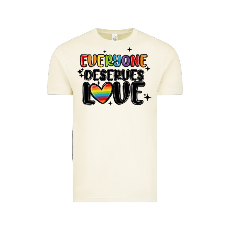 Everyone Deserves Love Vintage Tee by MaliasSmallBusiness | Teevron
