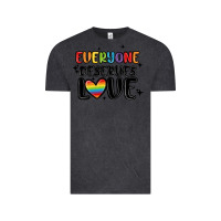 Vintage Black everyone deserves love Vintage Tee - MaliasSmallBusiness