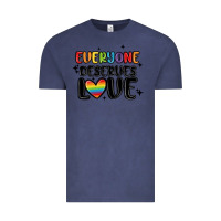 Vintage Denim everyone deserves love Vintage Tee - MaliasSmallBusiness