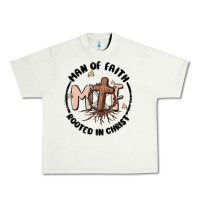 Pistachio man of faith Urban Heavy Tee - MaliasSmallBusiness